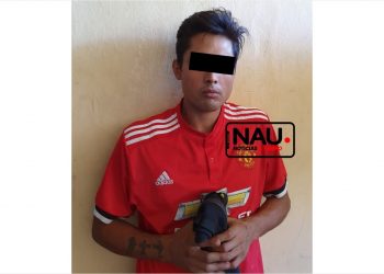 Causó daños a una casa; fue detenido