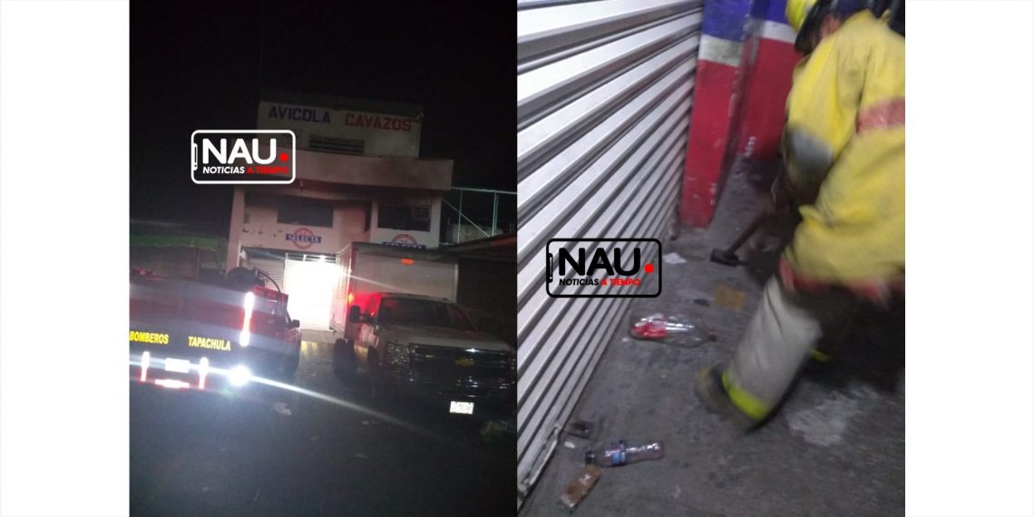 Cuerpo de bomberos de Tapachula Sofoca Incendio
