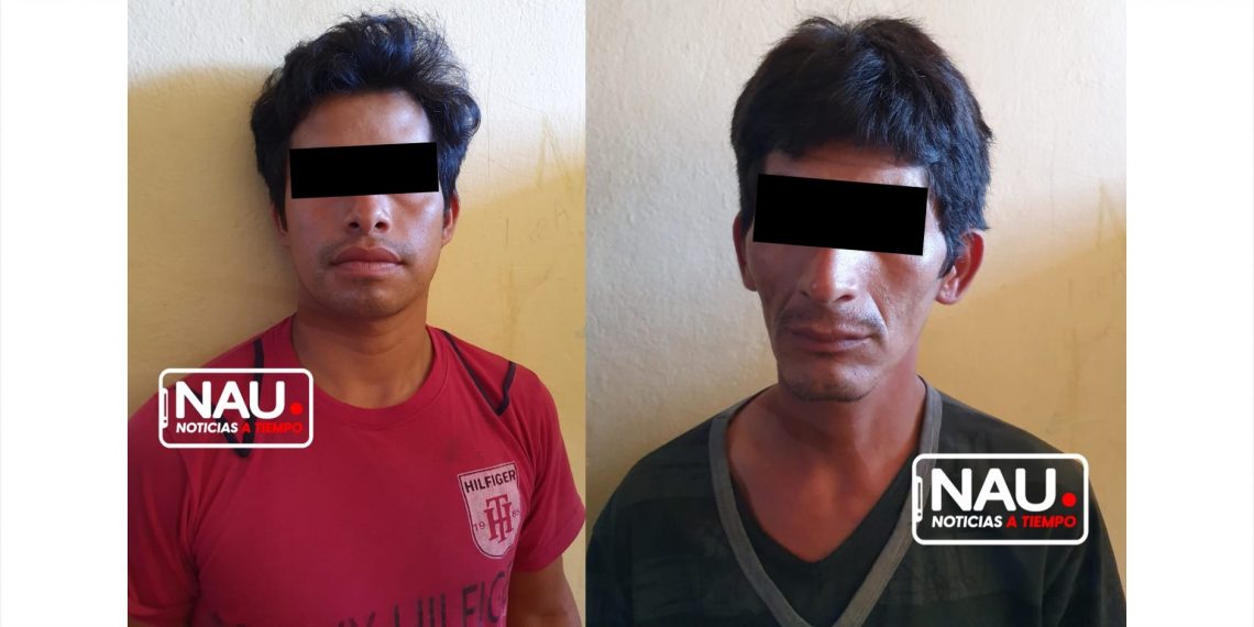 Detienen a dos personas con marihuana