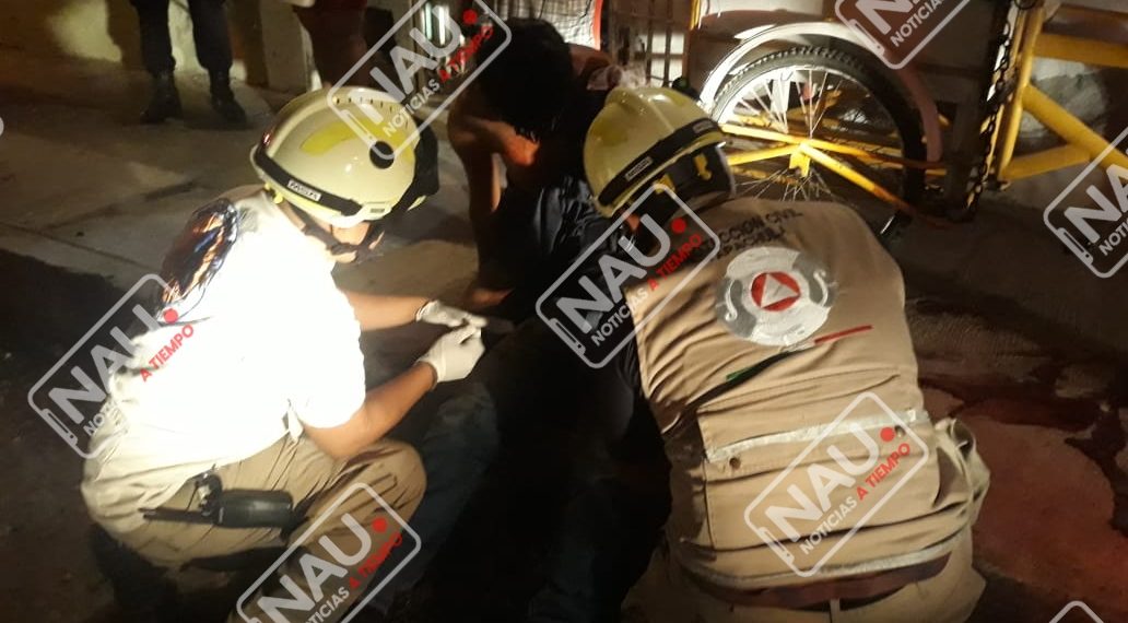 Una persona fue localizada golpeada e ingresó al HGT