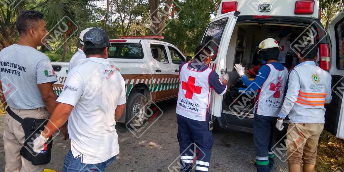 Un lesionado al derrapar con una motocicleta