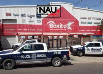 Entran a robar a una tienda Boxito