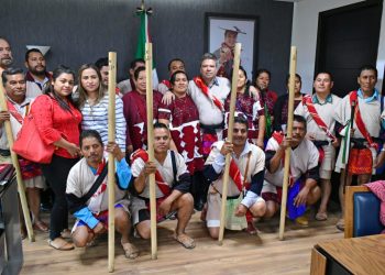 Recibe Ismael Brito a concejo de Chalchihuitán