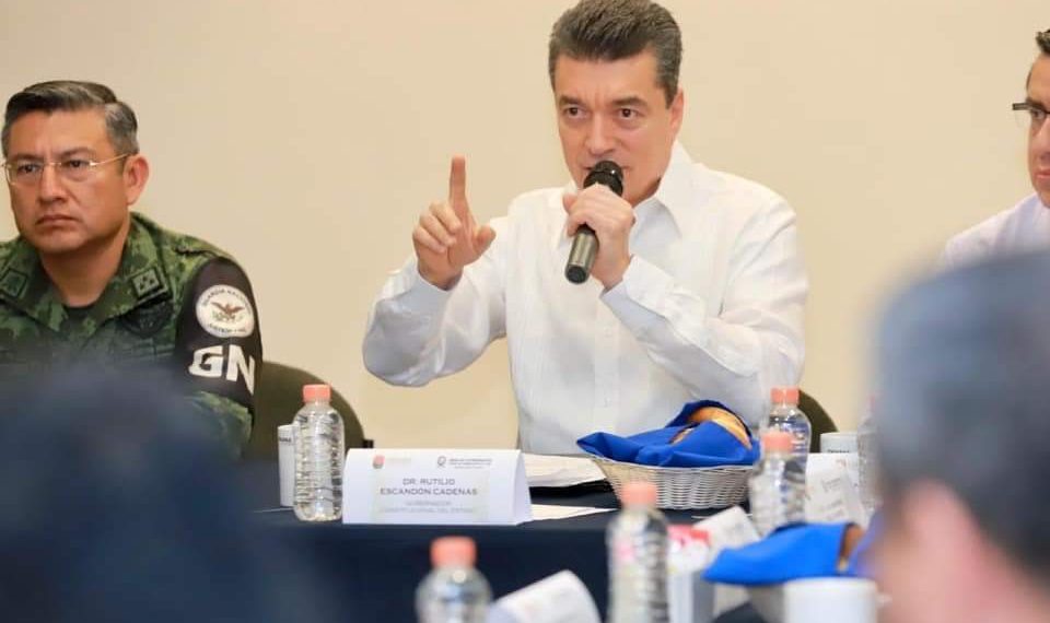 Participa Llaven en Mesa de Seguridad Estatal y Regional en Palenque