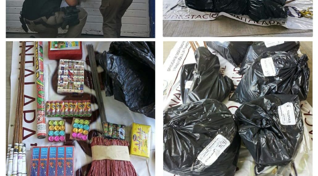 Inicia FGR investigación tras asegurar 440 kilos de pirotecnia en Cintalapa