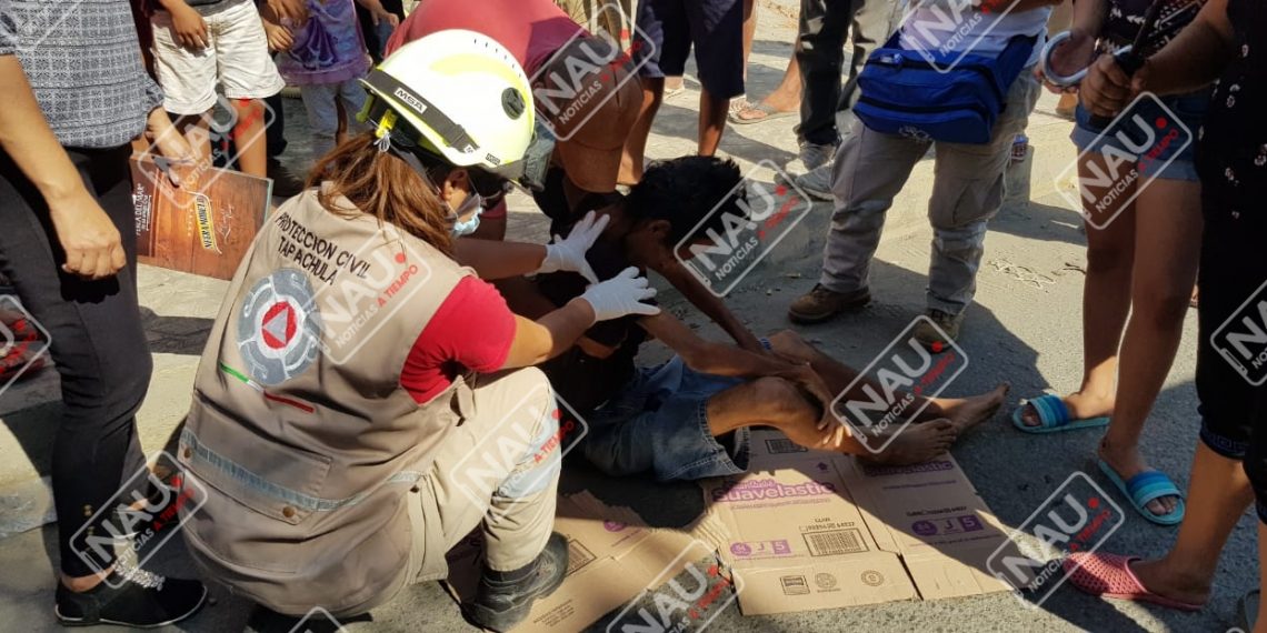 Atiende PC a una persona que fue atropellada en Puerto Madero