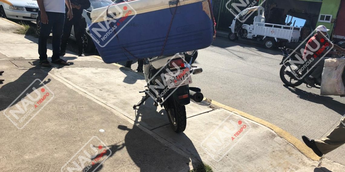 Con lesiones resulta un señor de 70 años que fue atropellado por un motociclista