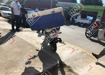 Con lesiones resulta un señor de 70 años que fue atropellado por un motociclista