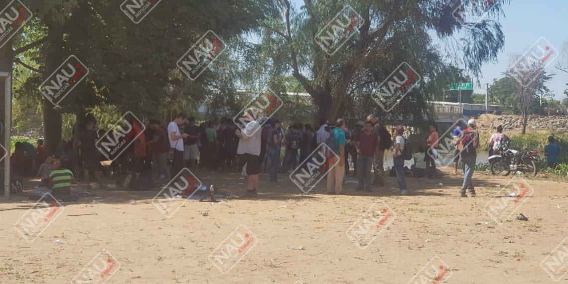 Más de 30 migrantes lesionados tras el enfrentamiento con la Guardia Nacional e INM