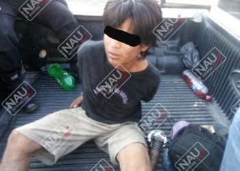 Detienen a mexicano que se robó una mochila con tres celulares y una pulidora