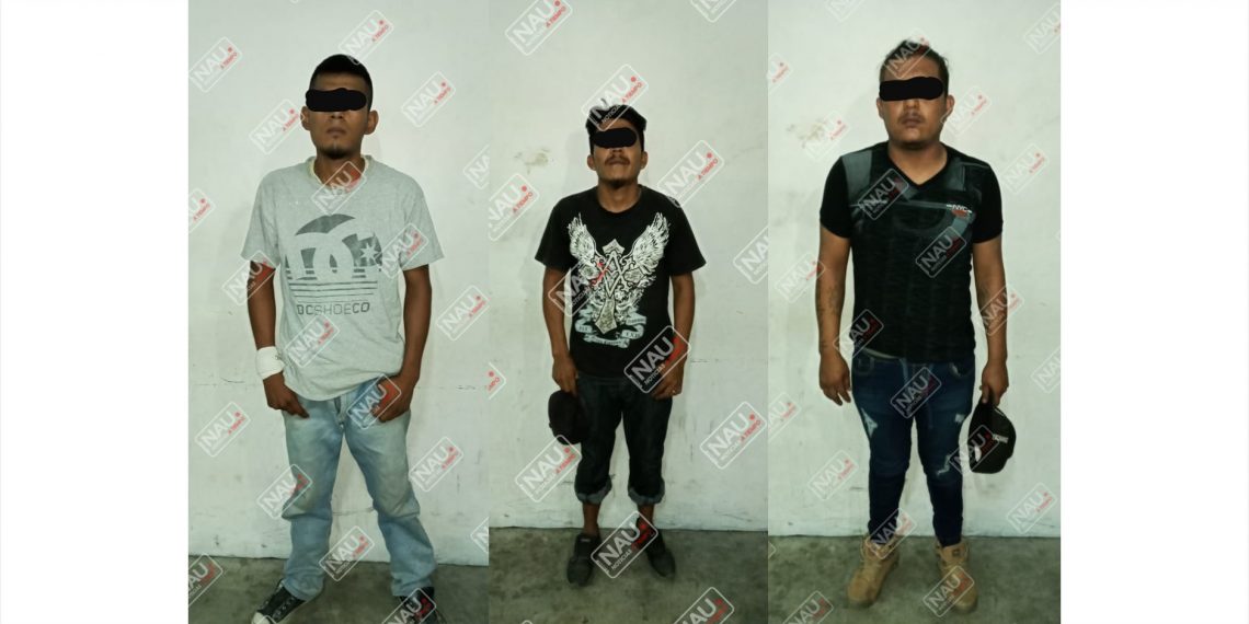 Detienen a tres presuntos distribuidores de droga