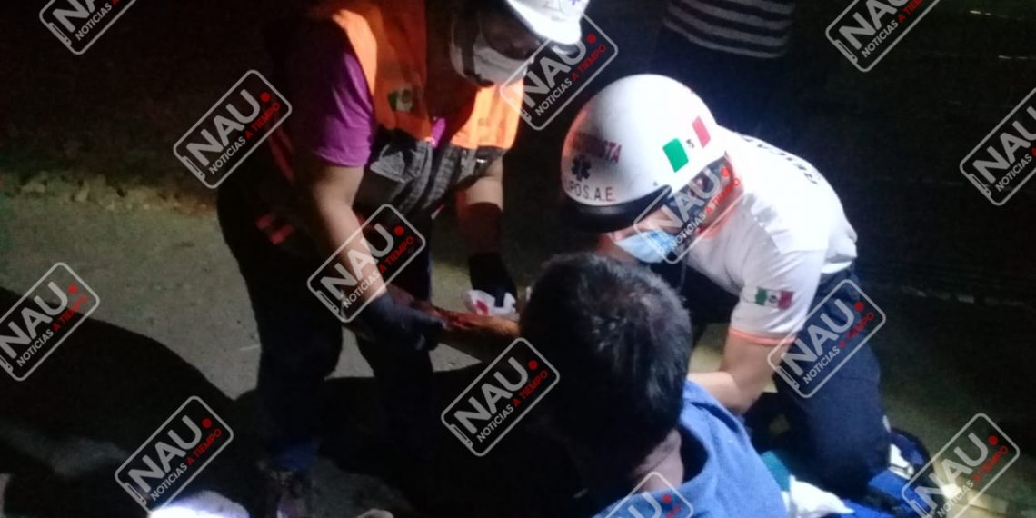 Le dieron un machetazo en el brazo