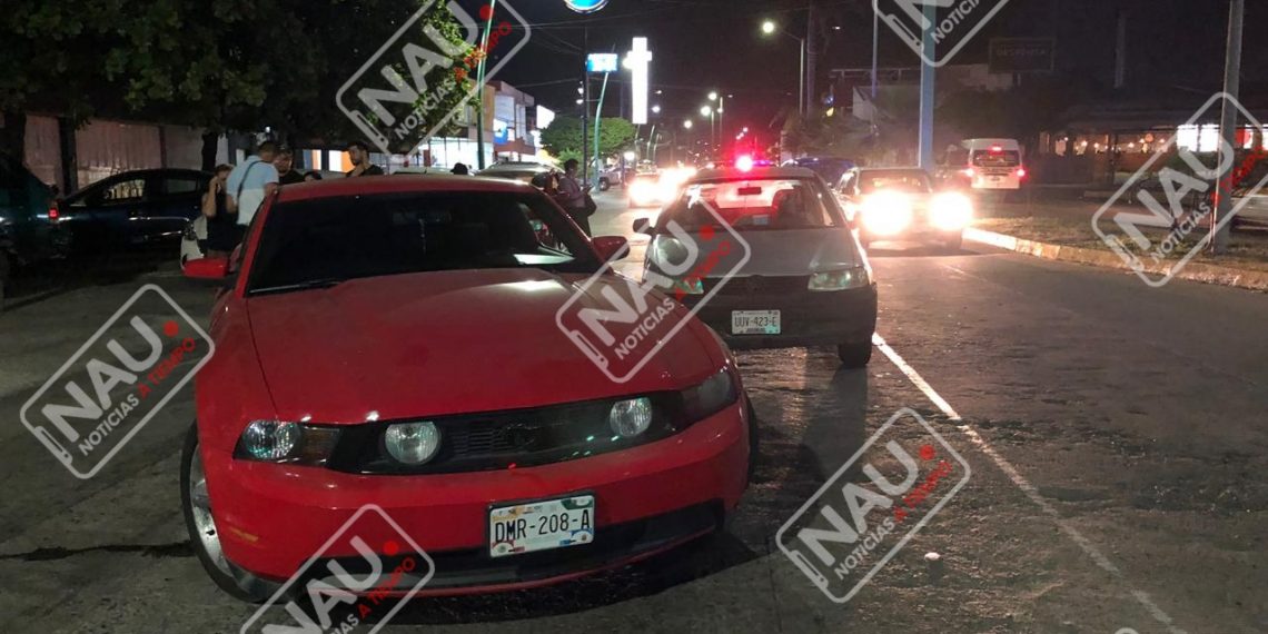 Choque dejó solo daños