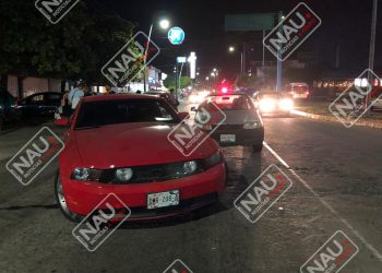 Choque dejó solo daños