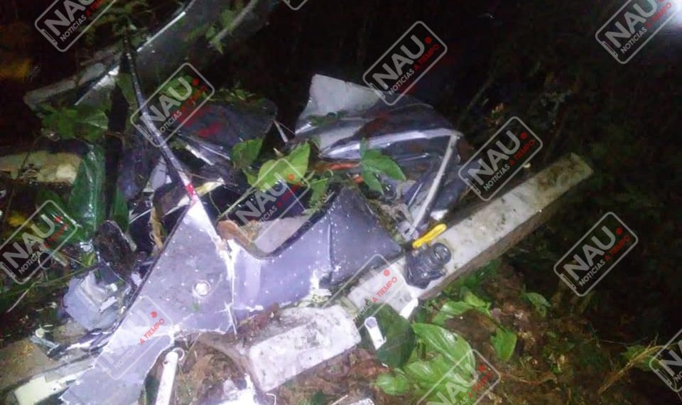 Rescatan el cuerpo del piloto que falleció al desplomarse un helicóptero