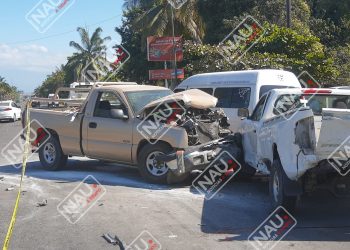 Una persona lesionada deja accidente en la parada Rio Florido