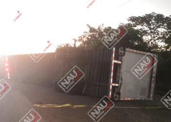 Otro tráiler volcado en la Curva del Diablo