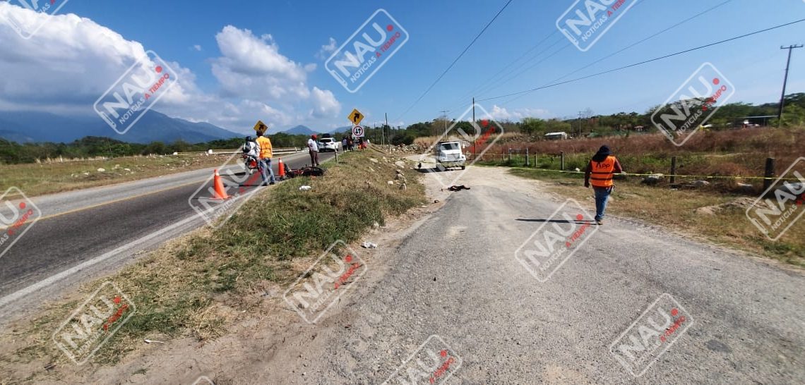 Un motociclista muerto y un lesionado