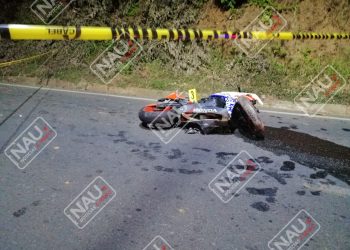 Derrapó en su motocicleta y falleció
