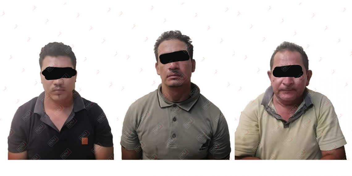 Detienen a tres presuntos asaltantes
