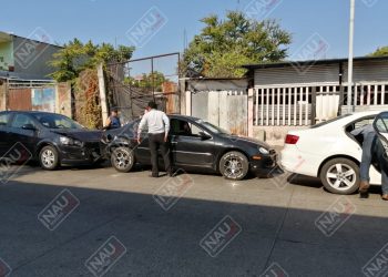 Chocaron por alcance cuatro vehículos