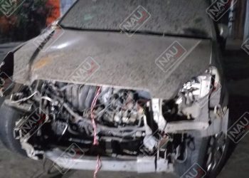 Vehículo abandonado quedó a disposición de las autoridades