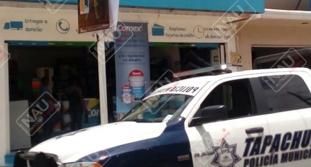 En asalto a tienda Comex se llevan 4 mil pesosEn asalto a tienda Comex se llevan 4 mil pesos