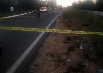 Vehículo no identificado lo atropelló en Suchiate