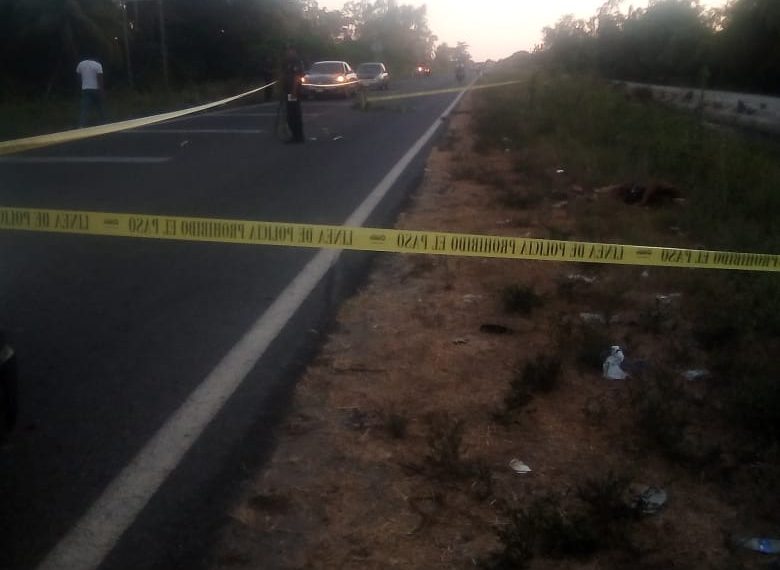 Vehículo no identificado lo atropelló en Suchiate