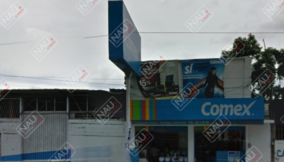 Asaltan tienda Comex
