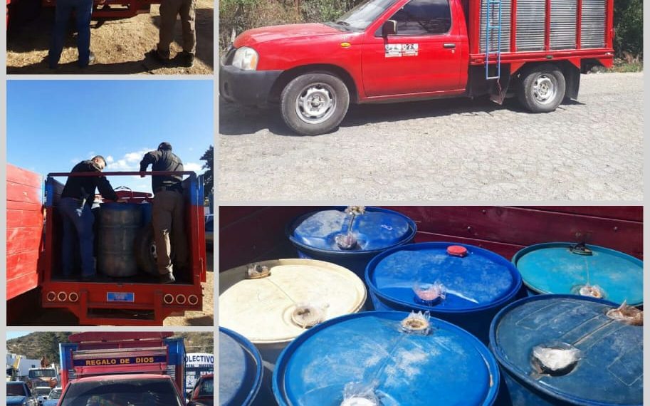 Asegura FGR mil 800 litros de hidrocarburo en La Trinitaria
