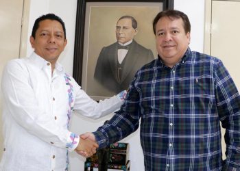 Sostiene Llaven reunión de trabajo con alcalde de Villaflores