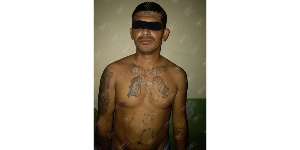 Detienen al jefe de la Banda Barrio 18 apodado el Soldado
