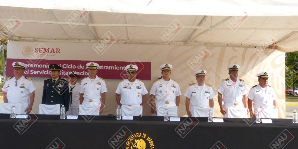 Inician el SMN en la Armada de México 184 jóvenes conscriptos