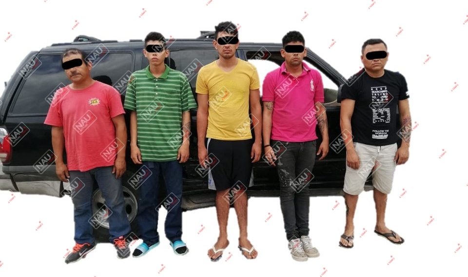 Detienen a cinco personas con posesión de droga