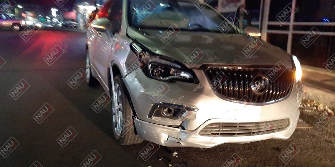 Había semáforo y chocaron