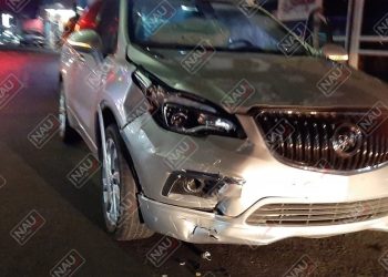 Había semáforo y chocaron