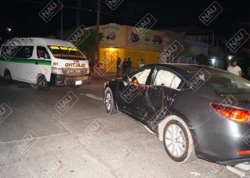 Tres lesionados en choque