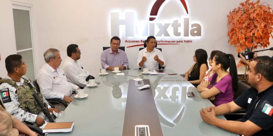 Refrenda Llaven compromiso para fortalecer estrategias de seguridad en Huixtla