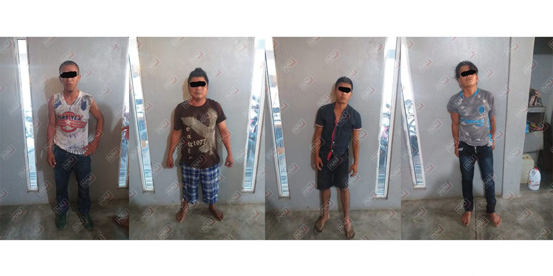 En Suchiate detuvieron a 4 con marihuana