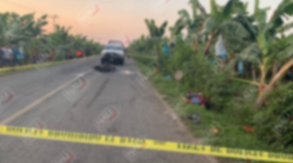 Un muerto y un lesionado en accidente en la zona baja de Tapachula