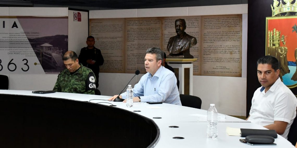 Se reúne Ismael Brito con autoridades de Aldama y Chenalhó