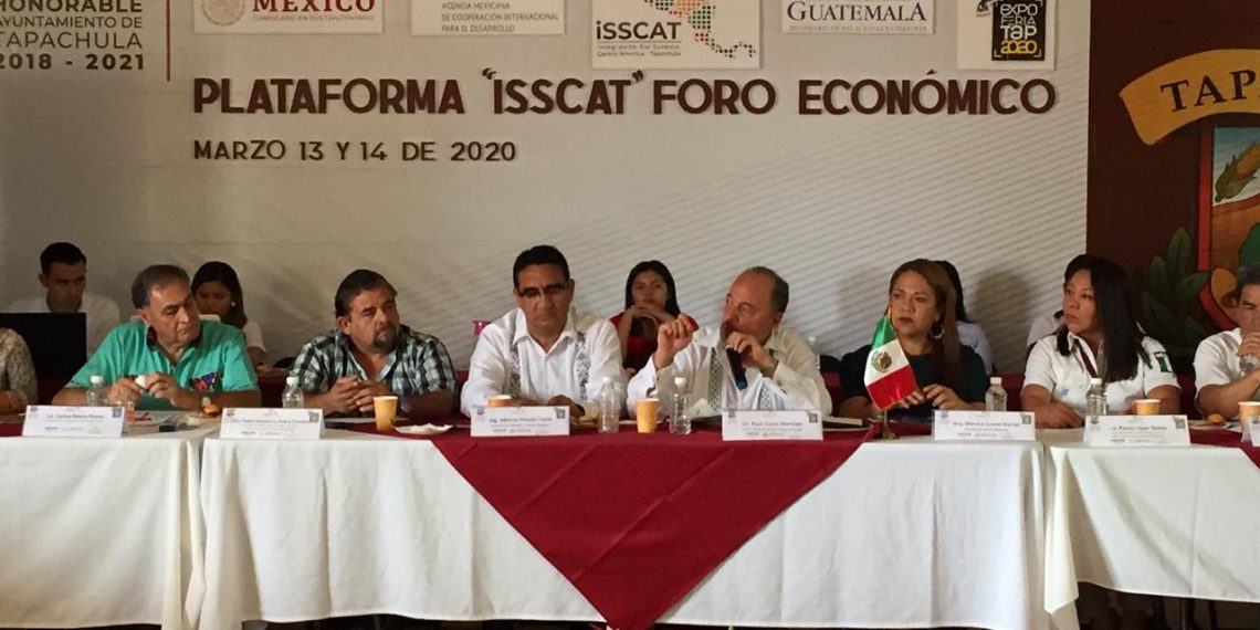 CON LA DECLARATORIA DE TAPACHULA, SE CLAUSURARON LOS TRABAJOS DEL FORO ECONÓMICO REGIONAL ISSCAT 2020.