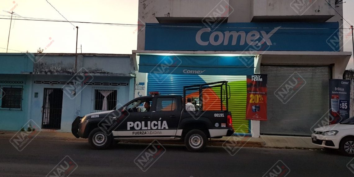 Delincuente asalta Comex