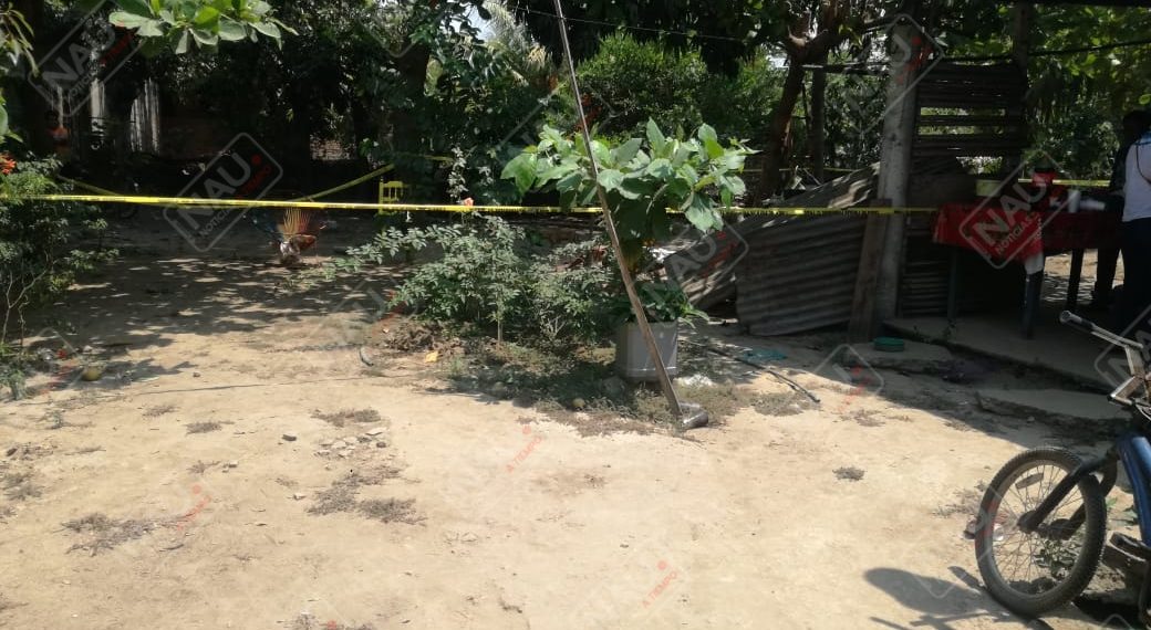 Campesino se bronco-aspiro en el patio de su casa