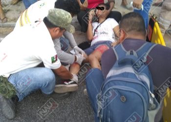 Joven resulta lesionada al ser atropellada