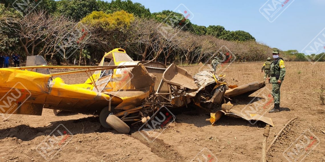 Se desploma avioneta en la zona baja