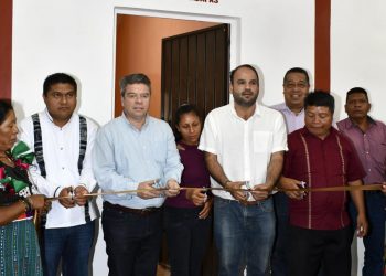 Reinaugura IsmaelBrito Oficialía del Registro Civil, en Toquián Grande