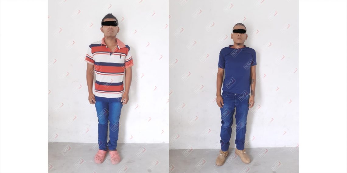 Detienen a dos con marihuana