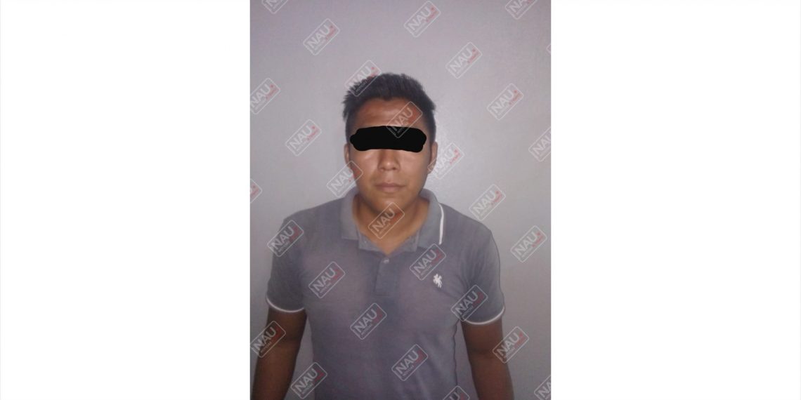 Por golpear a una mujer fue detenido